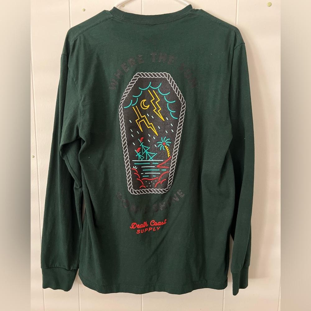 Death Coast Supply Green Long Sleeve